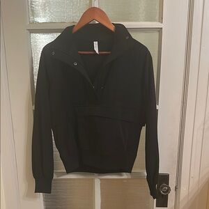 Zella Black Mesh Pullover